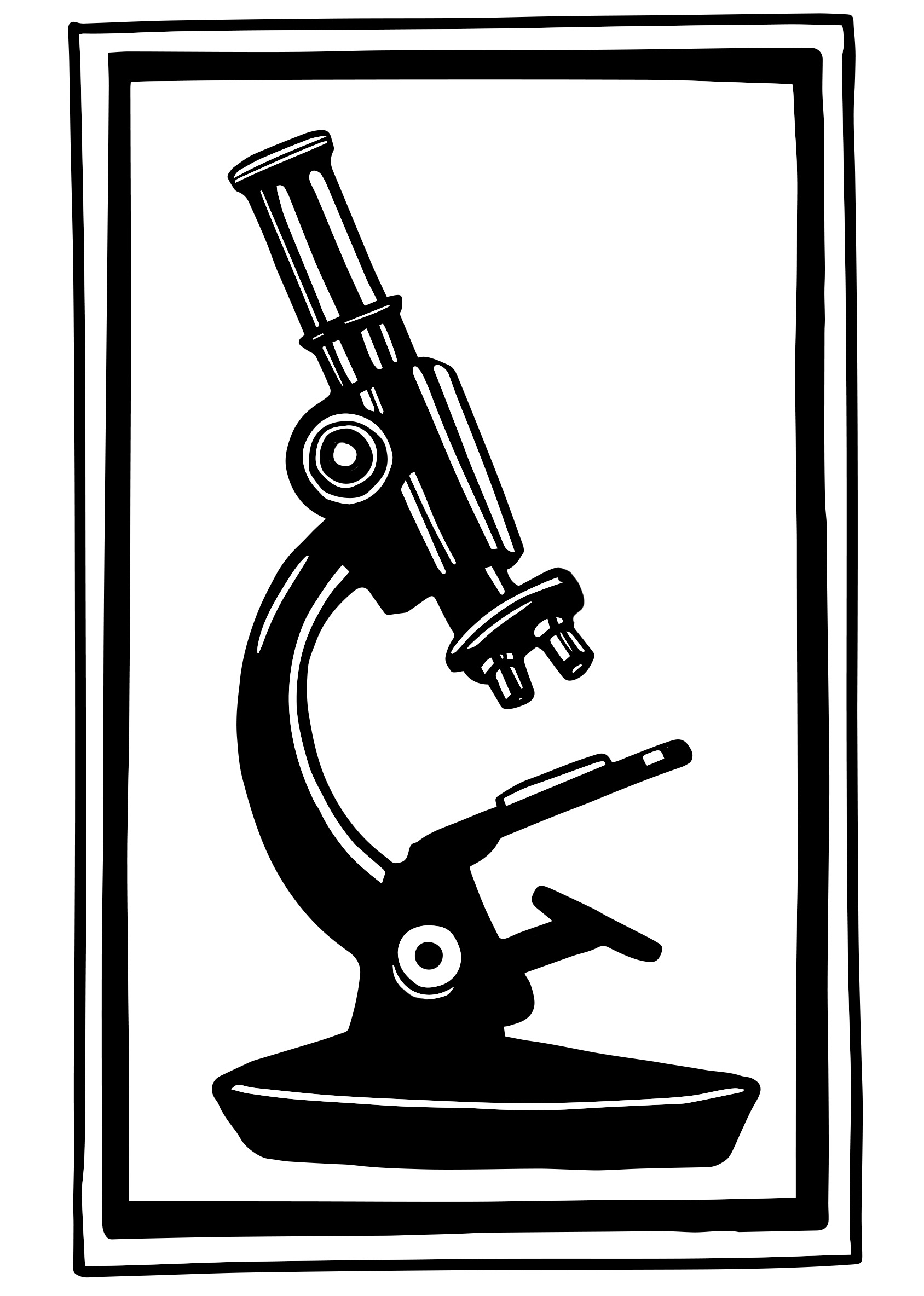 Materia microscope emblem